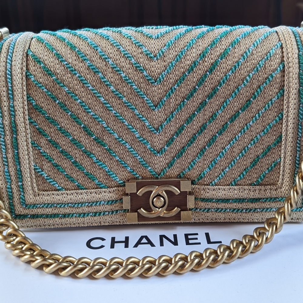 NWOT Chanel Woven handbag